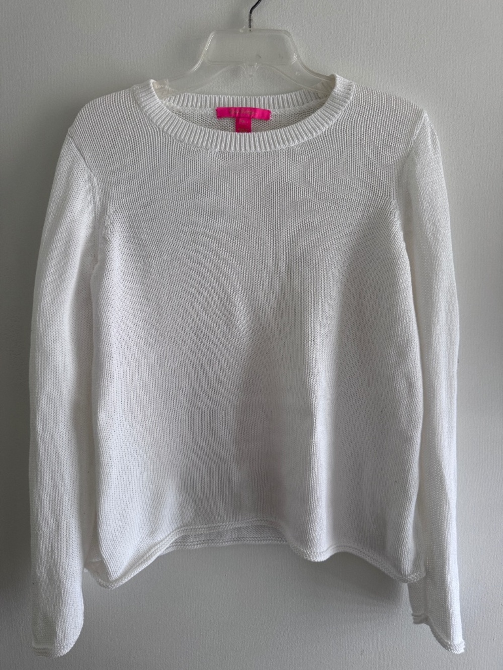 Lilly Pulitzer white sweater XL